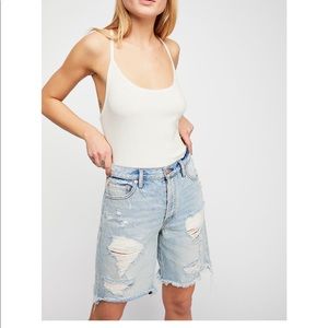 Free People Heart Breaker Jean Shorts